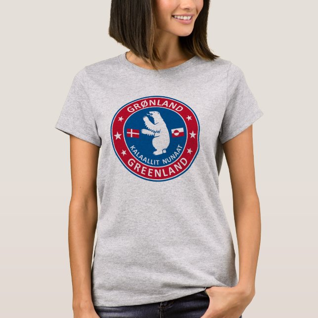Emblem Grönlands T-Shirt (Vorderseite)