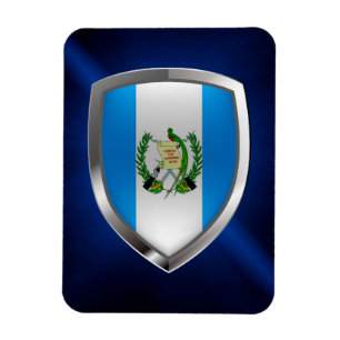 Emblem Guatemalas Mettalic Magnet