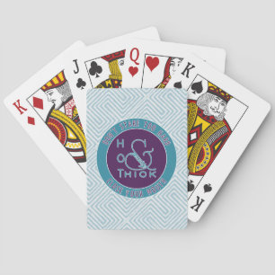 Emblem Hot Dick und Hübsch nicht zu hart starren Spielkarten