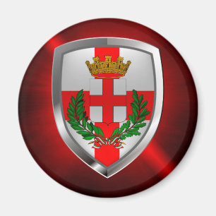 Emblem Mailands Mettalic Magnet