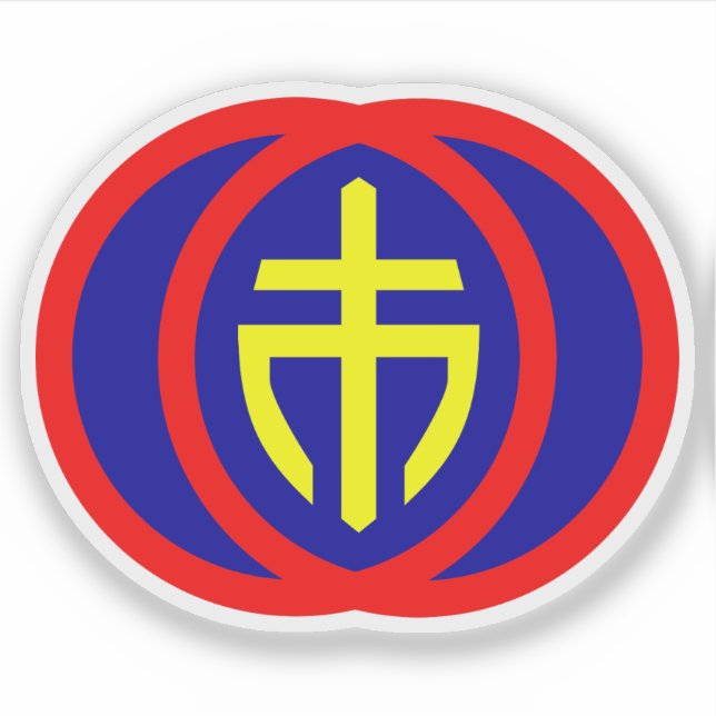 Emblem of Kunming, PR of China (1922–1949) Aufkleber (Vorderseite)