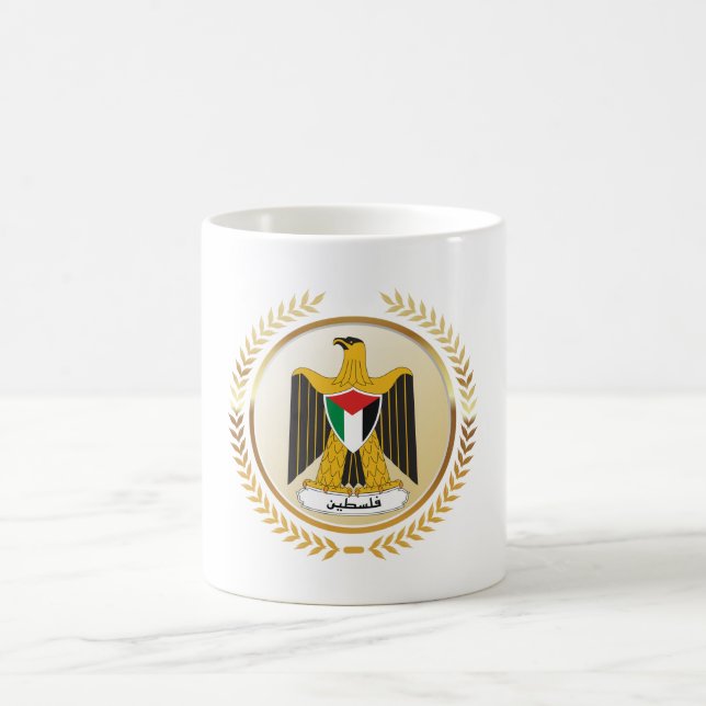 Emblem Palästinas Kaffeetasse (Mittel)