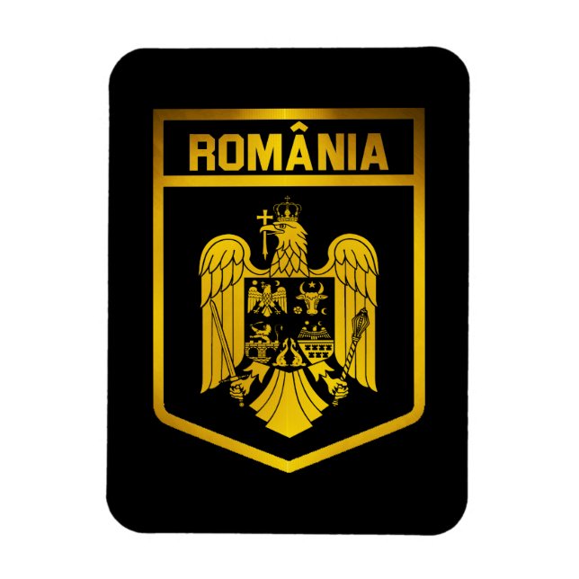 Emblem Rumänien Magnet (Vertikal)