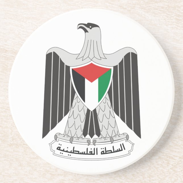 Emblem Sandstein Untersetzer (Vorne)