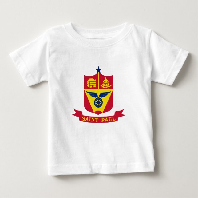 Emblem St Paul, Minnesota Baby T - Shirt (Vorderseite)