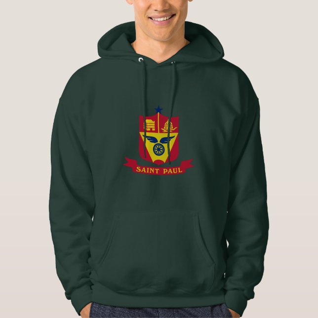 Emblem St. Paul, Minnesota Hoodie (Vorderseite)