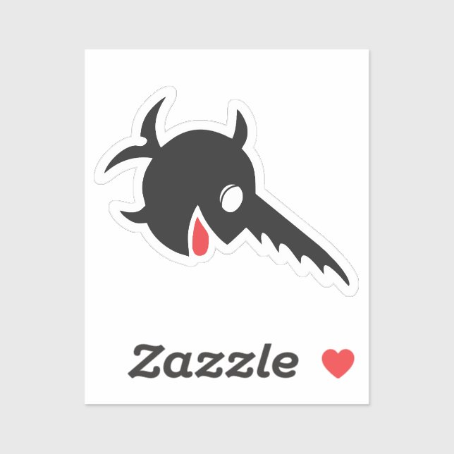 Emblem U-96 - Der lachende Schwertfisch Aufkleber (Blatt)