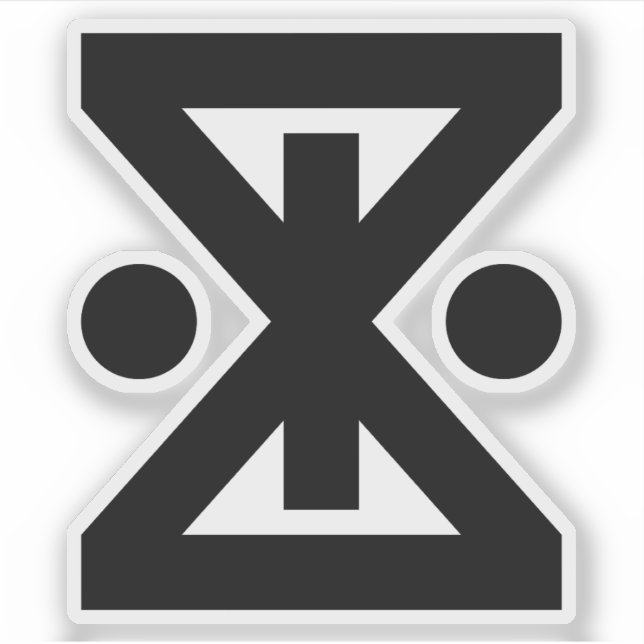 Emblem von Amagasaki, Hyogo, Japan Aufkleber (Vorderseite)