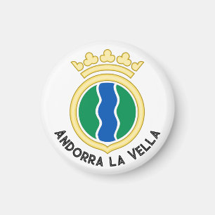Emblem von Andorra la Vella Magnet