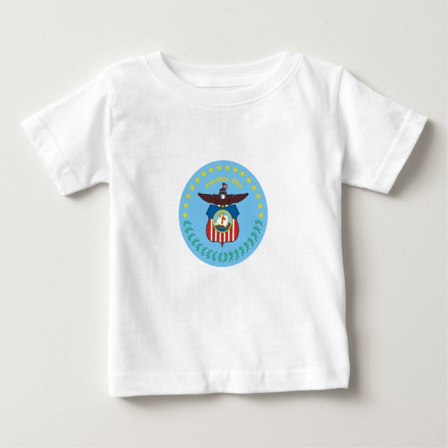 Emblem von Columbus, Ohio Baby T - Shirt (Vorderseite)