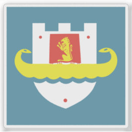 Emblem von Durrës, Albanien Aufkleber