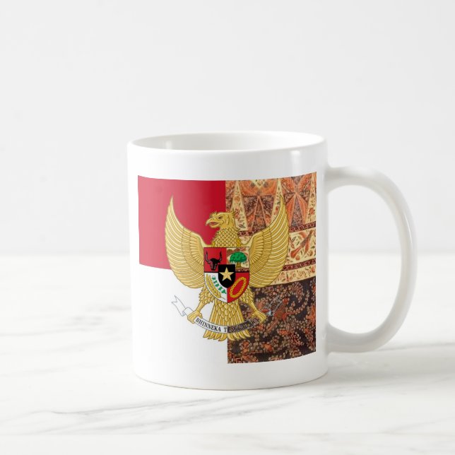 Emblem von Indonesien - Garuda Pancasila Kaffeetasse (Rechts)