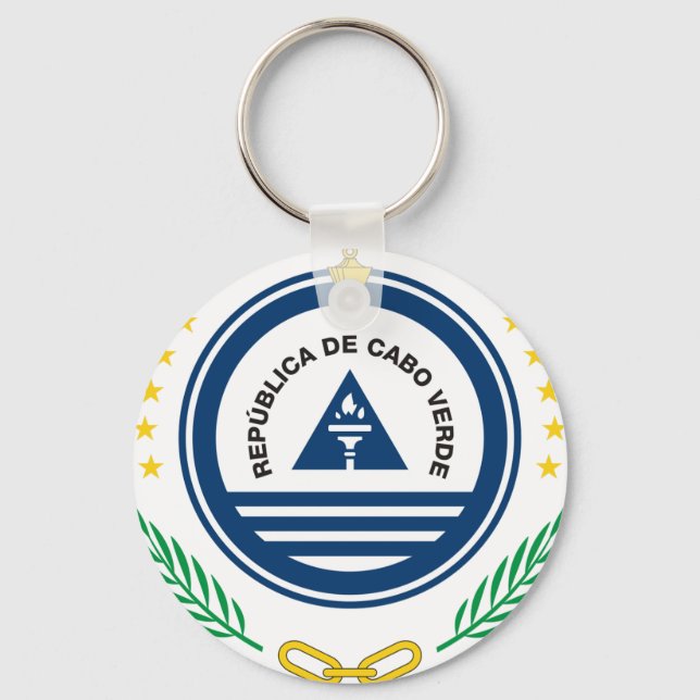 Emblem von Kap Verde Brasão de armas de Cabo Verde Schlüsselanhänger (Vorderseite)