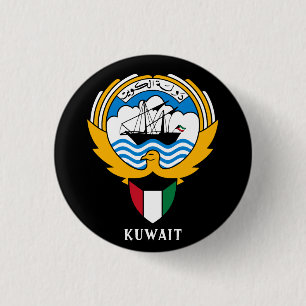 Emblem von Kuwait Button