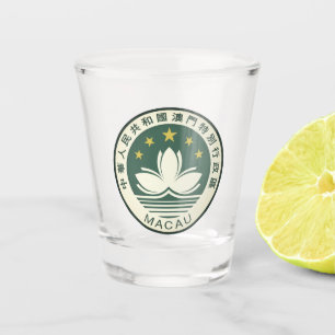 Emblem von Macau Schnapsglas