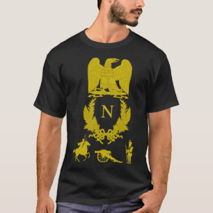 Emblem von Napoleon Bonaparte - Militärgeschichte T-Shirt