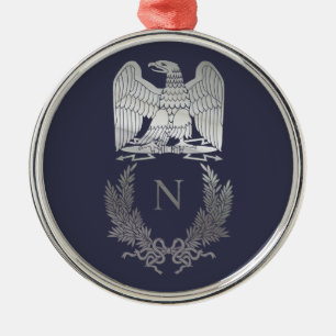 Emblem von Napoleon Bonaparte Silbernes Ornament