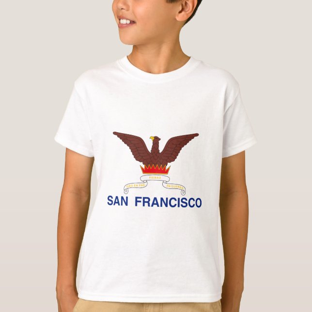 Emblem von San Francisco, Kalifornien, T - Shirt (Vorderseite)