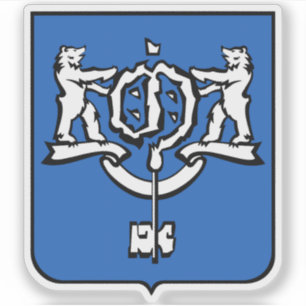 Emblem von Yuzhno-Sakhalinsk (Oblast Sakhalin) Aufkleber