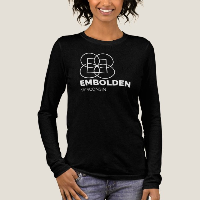 Embolden WI Langarm-Shirt Tri-Blend Shirt (Vorderseite)