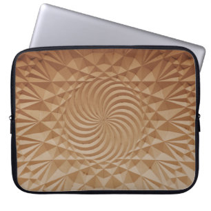 Embossed brown surface laptopschutzhülle