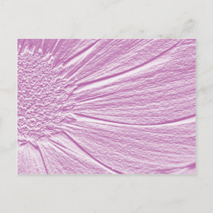 Embossed Look Daisy in Lila 2 Postkarte