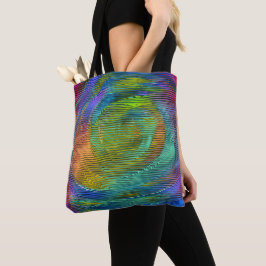 Embossed Spiralregenbogen und unordentliche Streif