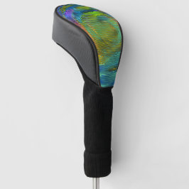Embossed Spiralregenbogen und unordentliche Streif Golf Headcover