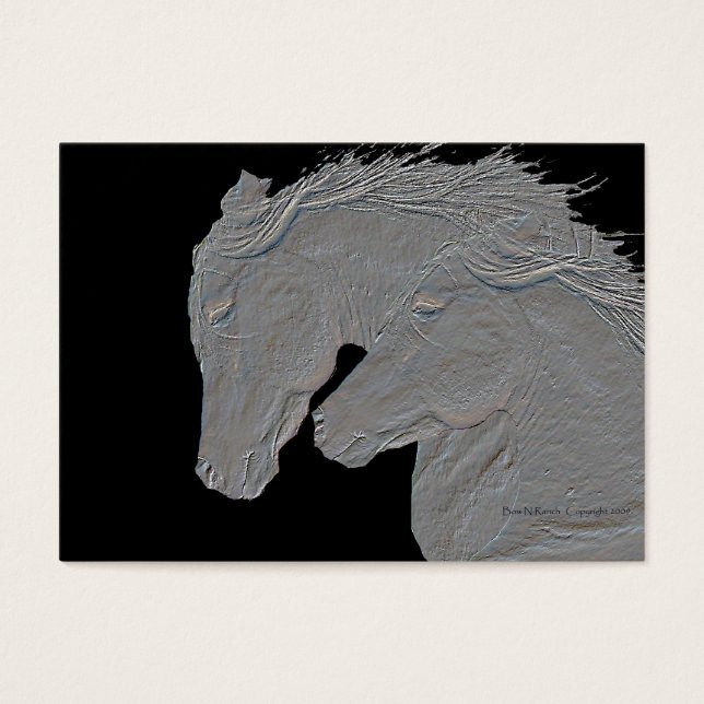 Embosses Look Silver Horses (Vorderseite)