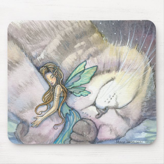 Embrace Cat und Fairy Mousepad (Vorne)