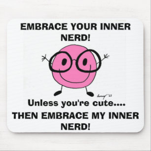 EMBRACE DEINEN NERD Mousepad