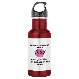 EMBRACE DEINEN NERD TRINKFLASCHE