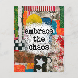 Embrace der Chaos-Postkarte Postkarte
