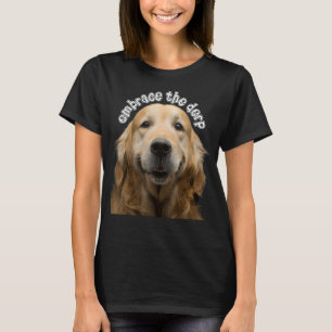 Embrace der Derp Derpy Hund Derpy Golden Retriever T-Shirt
