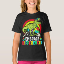 Embrace Differenzen T Rex Dinosaur Autismus Awaren