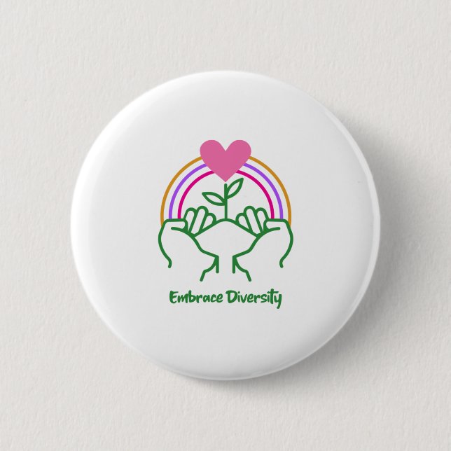 Embrace-Diversity Button (Vorderseite)