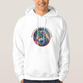 Embrace für den kosmischen Howl Wolf Hoodie