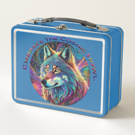 Embrace für den kosmischen Howl Wolf Metall Brotdose
