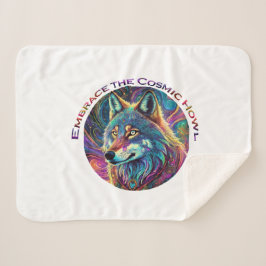 Embrace für den kosmischen Howl Wolf Sherpadecke