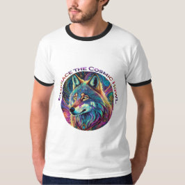 Embrace für den kosmischen Howl Wolf T-Shirt