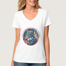 Embrace für den kosmischen Howl Wolf T-Shirt