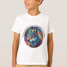 Embrace für den kosmischen Howl Wolf T-Shirt