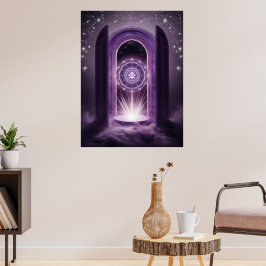 Embrace Ihr Zeichen | Zodiac Mandala Wall Art Poster