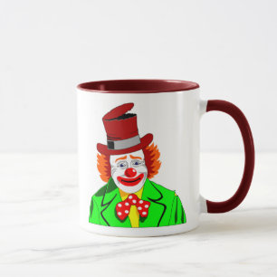 EMBRACE IHRE CLOWN, Clown Keramik Tasse