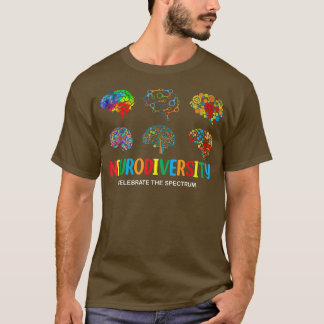 Embrace Neurodiversity ADHD Autismus Bewusstseinsb T-Shirt