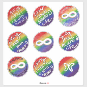 Embrace Neurodiversity Aufkleber