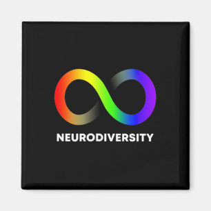 Embrace Neurodiversity-Autismus Adhd Asd Infinity Magnet