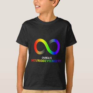 Embrace Neurodiversity Autismus Asd Add Rainbow In T-Shirt