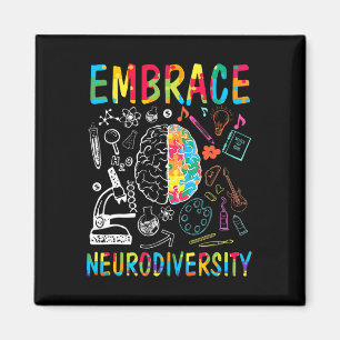 Embrace Neurodiversity Autismus Bewusstsein Asse M Magnet