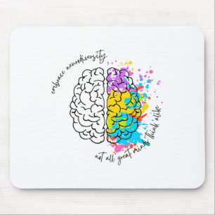 Embrace Neurodiversity-Autismus-Bewusstsein Mousepad